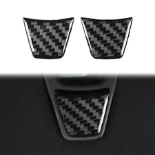 For Ford Mustang GT 2024-2025 Real Carbon Fiber Front Roof Sun Visor Cover Trim