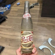 Vtg Tough 10oz Pepsi Cola Soda Bottle Durham Burlington NC North Carolina ACL