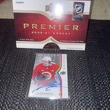 2020-21 UD premier alec regula rookie auto!!!