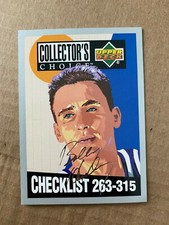 BOBBY HURLEY 1994-95 Collector's Choice SILVER SIGNATURE #418 SACRAMENTO KINGS