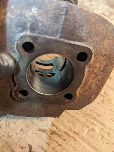 1974 YAMAHA TY80 TY 80 TRIALS TOP END CYLINDER BARREL STOCK BORE - Picture 10 of 11