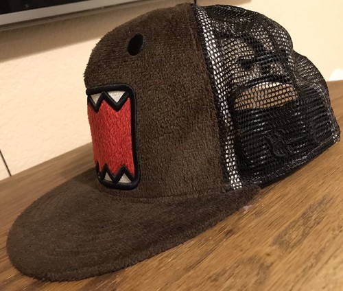 Domo NHK Monster Mascot SnapBack Hat Trucker Mesh Fuzzy 2011 Japan DomoNation - Picture 5 of 11