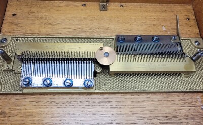 Double Comb Symphonion Polyphon Music Box With Twelve 10.5