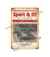 1984 Sport GT Market magazine cover classic sport car metal tin sign