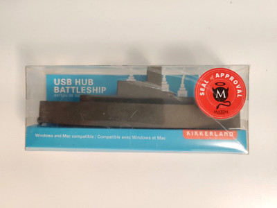 Battleship Navy Ship USB Hub 5 Port Plug Windows & MAC USB Destroyer ...