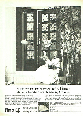 Werbung Advertising 2503 1974 Eingangstüren Fima ''Die Handwerkermeister''