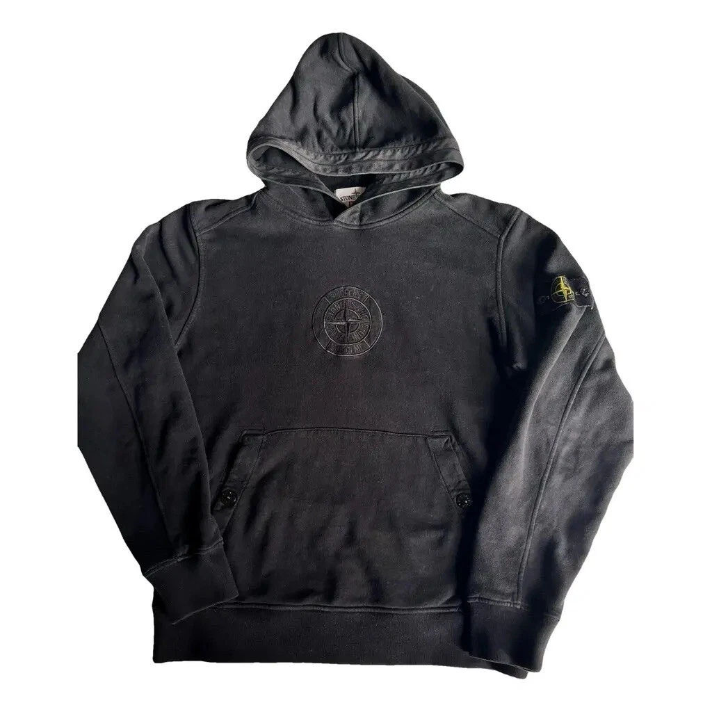 Sweat à capuche Supreme X Stone Island taille 2XL (neuf) FW23 noir