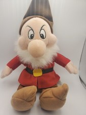 Disney World Walt Disney Snow White  the Seven Dwarfs GRUMPY 11  Plush Beanie