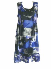 SIMPLY VERA VERA WANG Dress Empire Waist Sleeveless Purple Blue Size 4