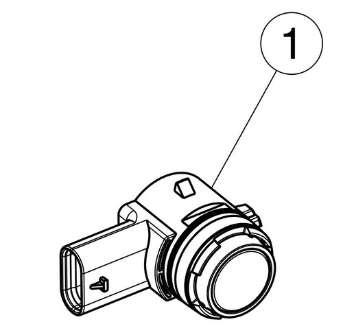 Rückfahrsensoren Für Tesla Model 3 S X Y - OEM 1127502-12-C Parksensoren