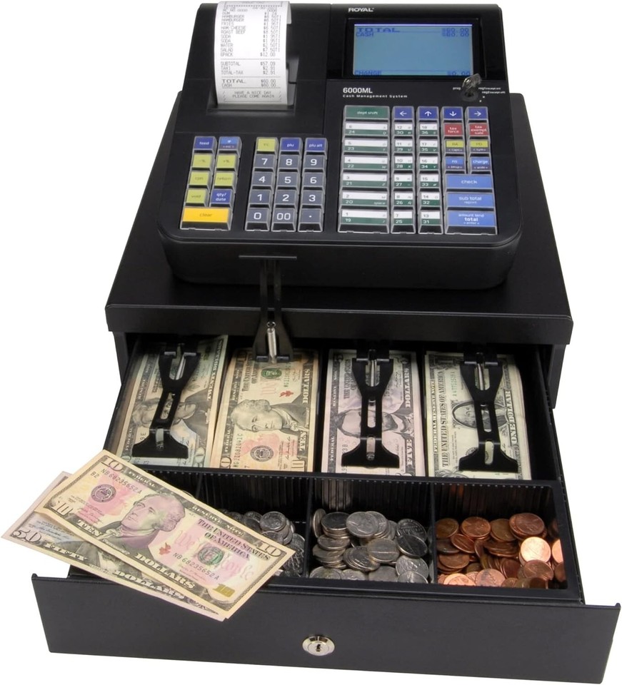 Royal 6000ML Cash Register, Black 22447894042 eBay