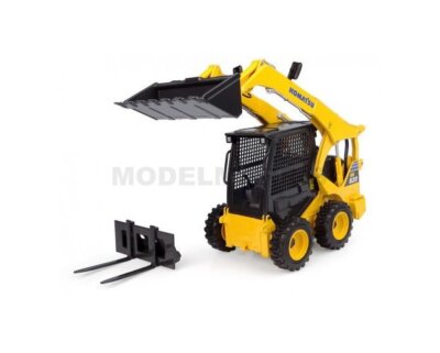 ミニカー 1/25 コマツ UH8177 SK820-8 フォークリフト Universal Hobbies UH8177 Komatsu SK820 Compact Loader - 1:25