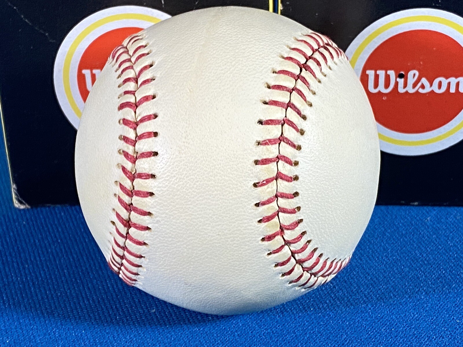 2 Vintage Wilson Adoption League Baseballs A1070 Cork Center Horsehide