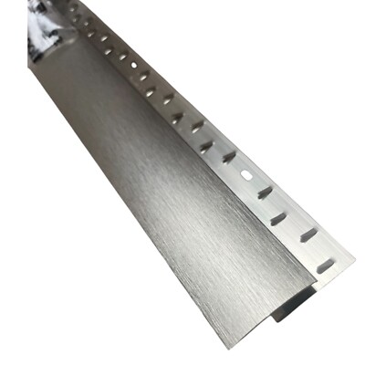 Türleiste 90 cm gebürsteter Stahl Nickel Z-Kante (248BSN) = 1 Länge à 90 cm
