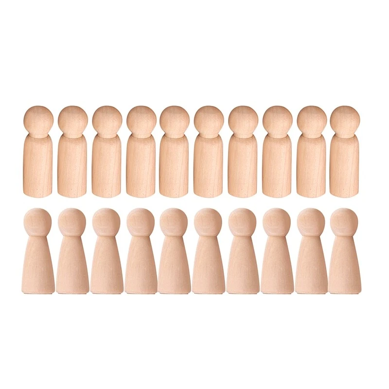 Plain wooden peg dolls hotsell
