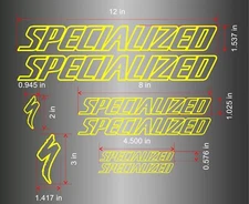 Specialized Outline Bike Frame Decal Set. 30 colors. Stumpjumper Demo Enduro 