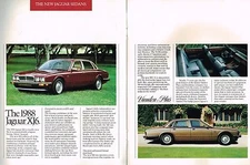 1988 Jaguar Brochure / Catalog: XJ-6,VANDEN PLAS,XJS,Convertible,S,XJ6:free ship