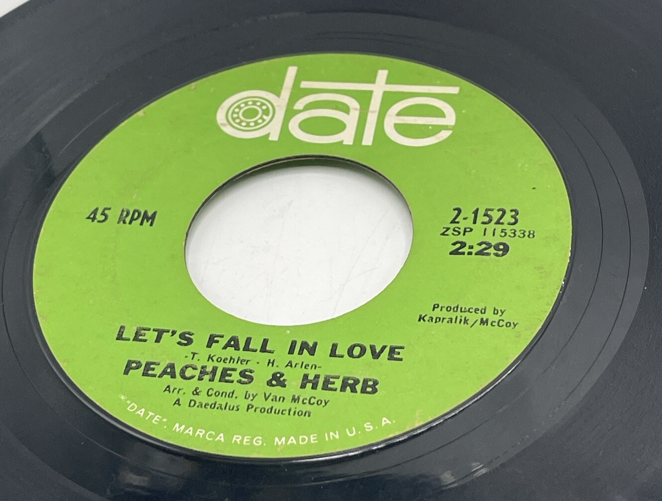 Peaches & Herb Let's Fall In Love / We're In The Thing 45RPM 1523 eBay
