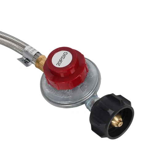 5FT High Pressure LPG Propane Gas Hose Regulator Adjustable Stainless Steel US - Picture 5 of 6