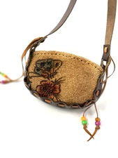 Leather Coin Key Mini Purse Purse Cayo Coco Boho Crossbody