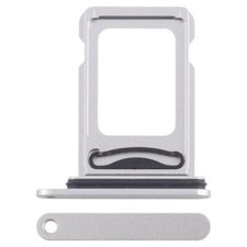 For iPhone 16E SIM SIM Card Tray Silver