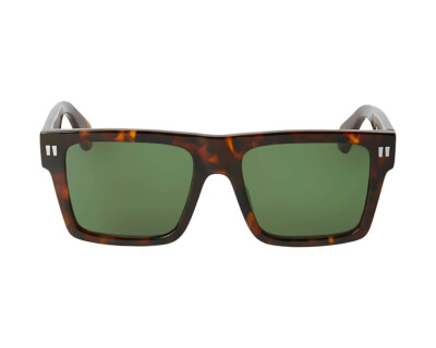 Off-White Sonnenbrille OERI109 Lawton  6055 Havanna Havana Grün Mann Frau