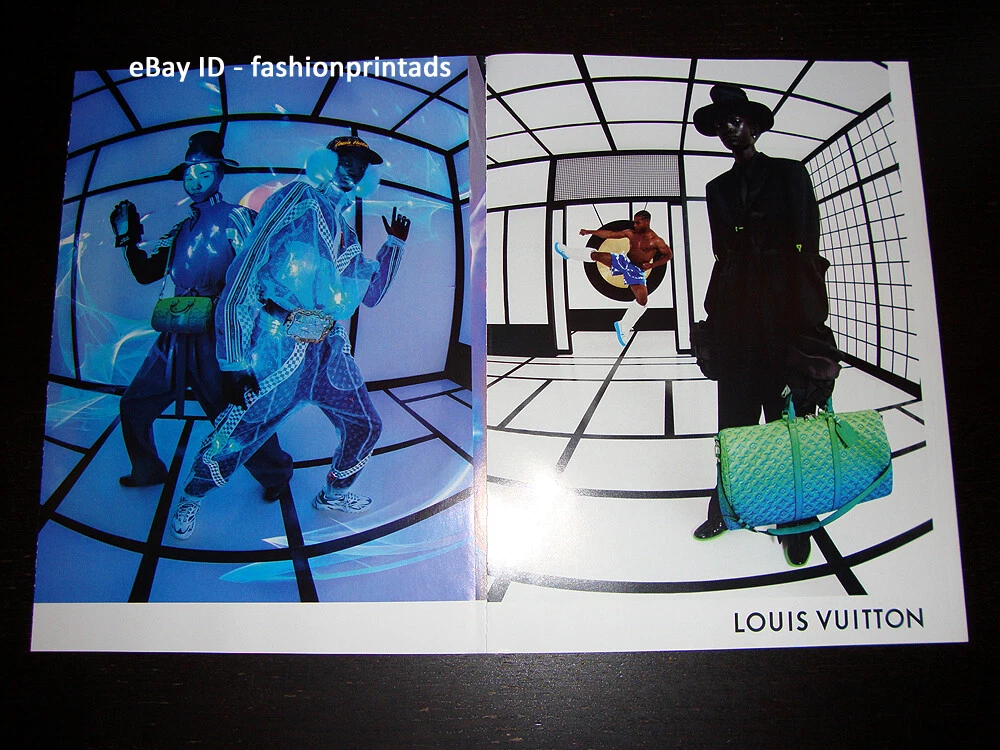 LOUIS VUITTON Men 4-Page Magazine PRINT AD Spring 2022 VIRGIL