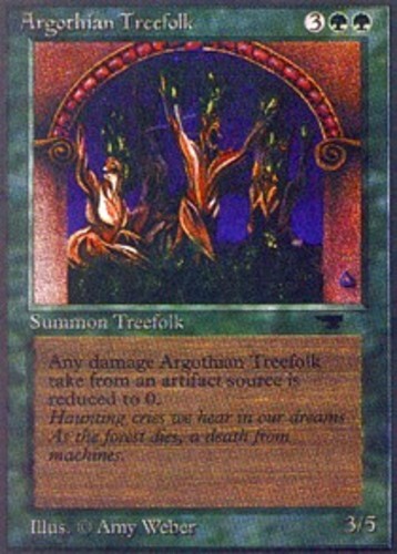 MTG magic cards 1x Argothian Treefolk Antiquities Light Play, English - Picture 1 of 1
