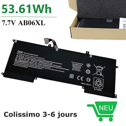 Batterie AB06XL pour HP Envy 13-AD000 travailler en liberté au café
