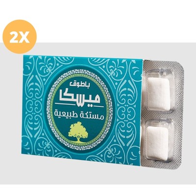 2 x chewing-gums en mastic naturel Batook Miska 8 pièces à l'intérieur ...