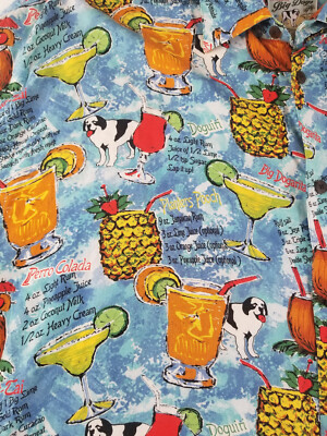 Big Dogs XXXL Men Hawaiian Pineapple Shirt Short Sleeve Swinger  Signal Safeword