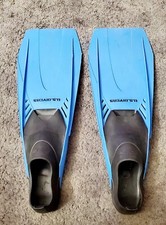 Pacifica U.S. Divers Swim Fins Size 10-11 44-45 Unisex Blue