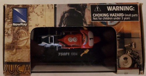 New Ray Toys 1984 Ducati 750F1 Motorcycle Diecast 1:32 Scale #06037 (GG) - Picture 15 of 16