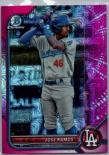 2022 Bowman Chrome #BCP-228 Jose Ramos Prospects Fuchsia Mojo Refractor #/199
