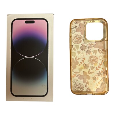 iPhone 14 Pro Max Box And Case Only (Deep Purple, 256GB)