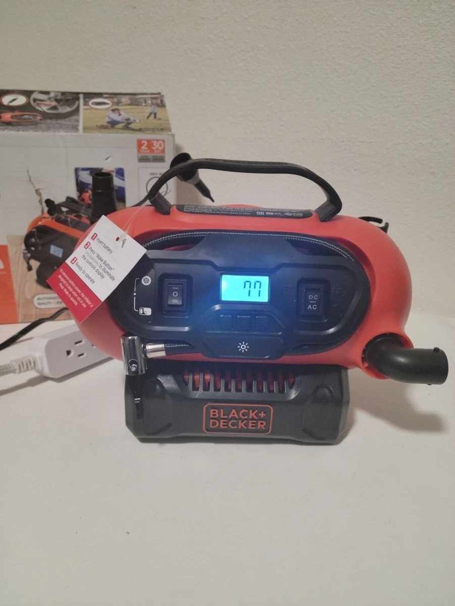 Black + Decker BDINF20C Cordless Multi-Purpose Inflator** battery