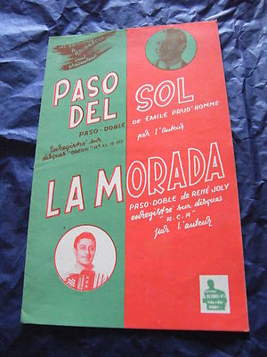 Partition Paso Del Sol By Emile Prud'homme La Morada By René Joly