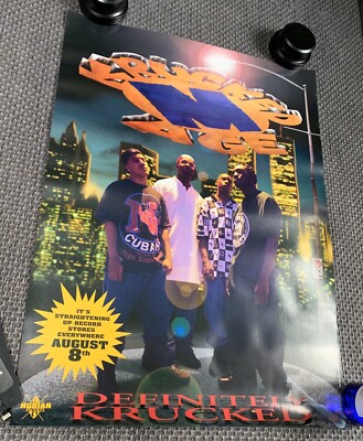Vintage KRUCKED M-AGE - DEFINITELY KRUCKED Promo 1995 Poster 18x24 