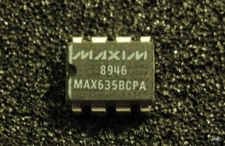 5 UNITS  MAX635BCPA -5VOLT DC SWITCHING REGULATOR +3 TO +15 VOLT INPUT 50mA OUT.