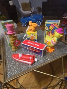 Vintage Lot Avon Mad Hatter, Cluck-A-Doo, Red Streak Bubble Bath & Percy Pelican