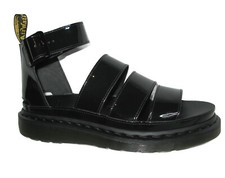 Dr Martens Clarissa II Black Platform Gladitor Sandal Wm Sz 9 / 41 Air Wair Quad