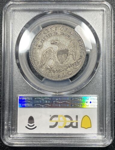 1822 U.S. Liberty Capped Bust Silber Half Dollar 50C PCGS SS35 - Bild 3 von 4