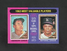 1975 Topps Mickey Mantle 1962 MVP #200