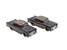 2025 Hot Wheels '55 Chevy #45 Gloss Black - Set of 2 - Loose