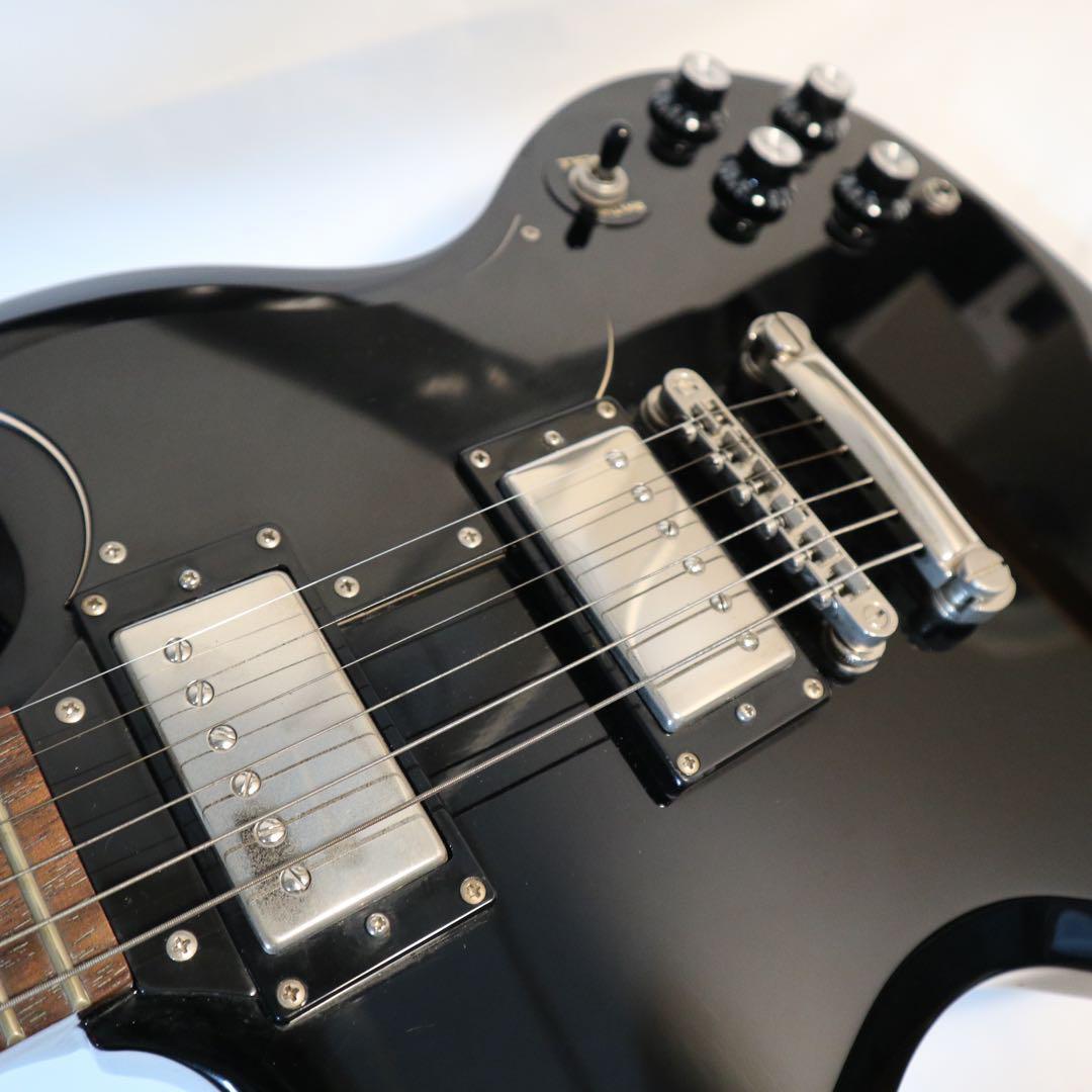 Epiphone X Grover Peg SG Black Electric Guitar W/Gig Bag Epiphone X Grover Peg SG Black Electric Guitar W/Gig Bag