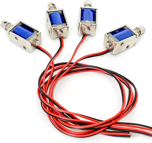4Pcs DC 12V Micro Push Pull Solenoid Electromagnet Mini Solenoid Linear Actuator - Picture 3 of 12