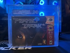 Perfect Dark Nintendo 64 N64 2000 FACTORY SEALED VGA 95 MINT Archival Grail Rare