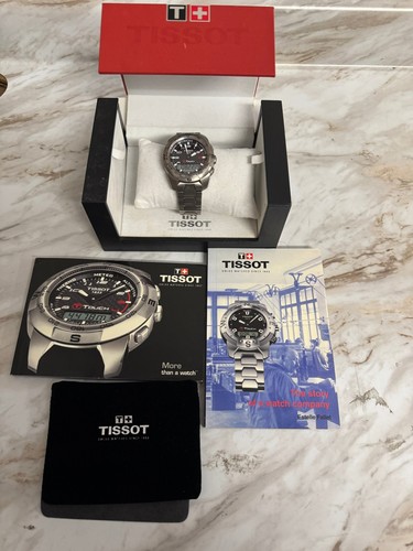 Reloj analógico digital Tissot T-Touch Expert titanio para hombre T0134204720200