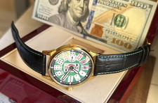 Watch Mechanical Wrist Play Card Men's Russian Soviet USSR Molniya Strap Vintage