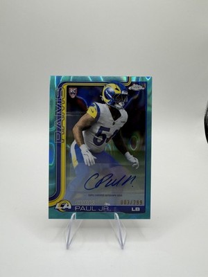 2025 Topps Chrome - Chris Paul Jr. AUTO #RRA-CPJ Teal Lava /299 (AU, RC)
